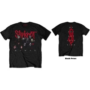 Image of Slipknot - WANYK Logo Unisex Large T-Shirt - Black