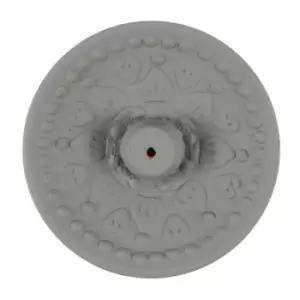 Image of Grey Mandala Terracotta Incense Plate