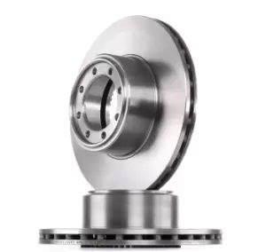 Image of RIDEX Brake disc IVECO 82B1674 2996043,7186485 Brake rotor,Brake discs,Brake rotors