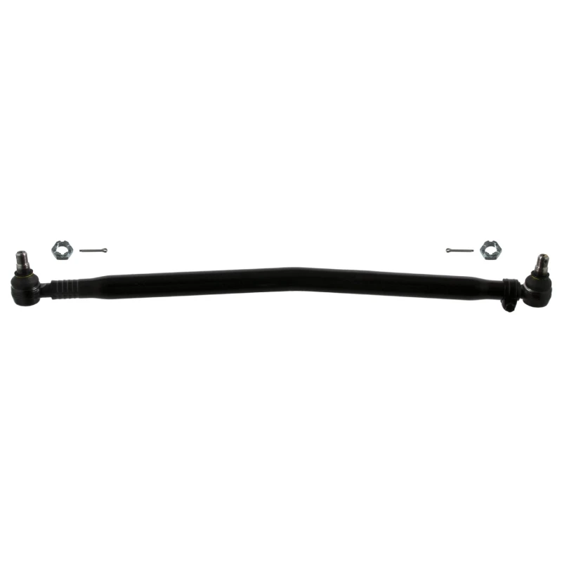 Image of FEBI BILSTEIN 44187 Centre Rod Assembly Front Axle, with castellated nut and split pins, OE Turbo NEW Centre Rod Assembly (285)
