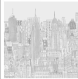 image of Art For The Home City Sketch Mural Wallpaper Paper