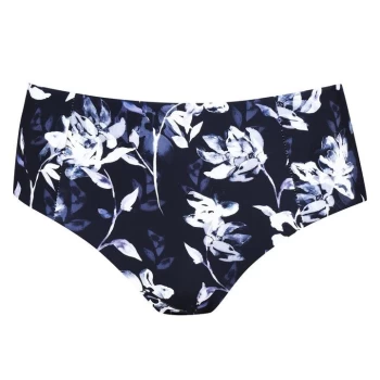 image of Firetrap Scoop Bikini Bottoms - Black Flwr Prnt