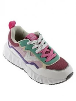 image of Victoria Retro Runner Trainer - Multi, Size 3, Women