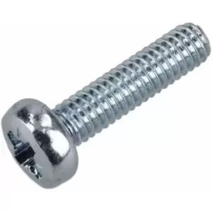 Image of R-tech - 337029 Pozi Pan Head Machine Screws bzp M2.5 10mm - Pack Of 100