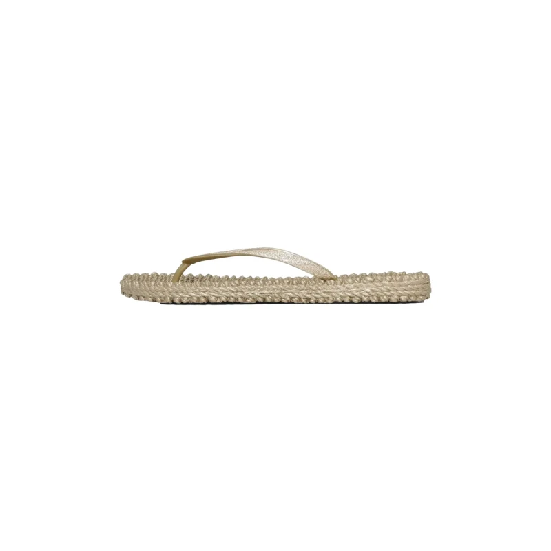 Image of Ilse Jacobsen Cheerful Flip Flops - Gold Gold 3