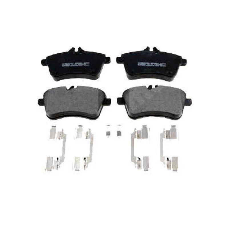 Image of ZIMMERMANN 23881.200.3 Brake pad set Front Axle, prepared for wear warning indicator, Photo corresponds to scope of supply, with bolts/screws Brake P