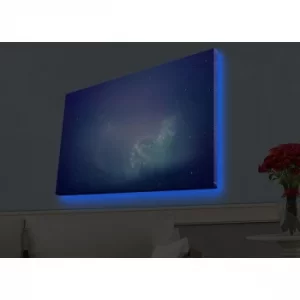Image of 4570HDACT-062 Multicolor Decorative LED Lighted Canvas Painting