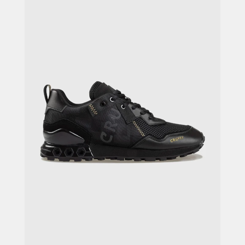 Image of Cruyff Superbia Hex-Tech Trainers Black Gold male UK 6