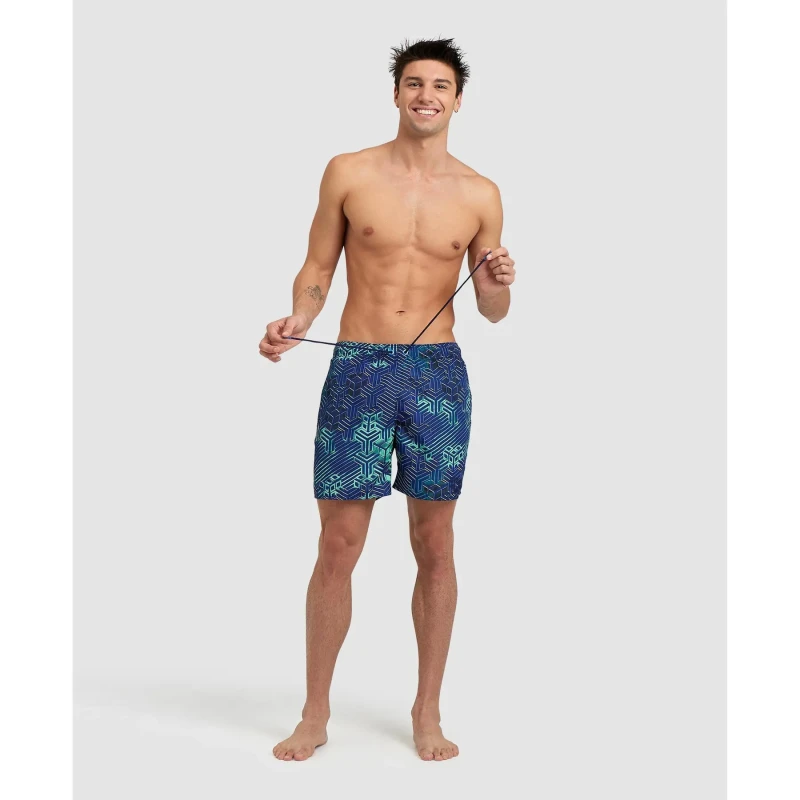 Image of Swim shorts printed Arena Allover Bleu Male 2XL