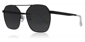 image of McQ MQ0076S Sunglasses Black / Grey 002 55mm