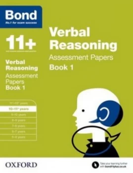 Image of Verbal Reasoning. 10-11 Years Assessment Papers by J M Bond Book