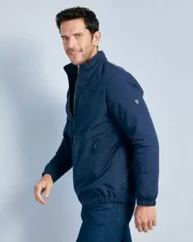Image of Cotton Traders Mens Everyday Showerproof Jacket in Blue