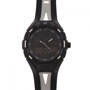 Image of Skechers Analgue Digital Watch Mens - Black/White