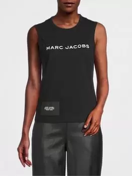 Image of Marc Jacobs The Logo Tank Top - Black