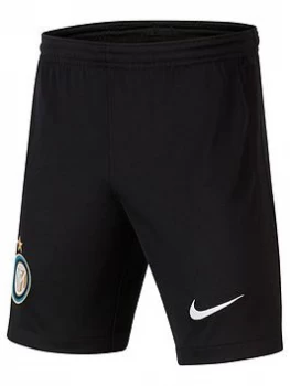 image of Nike Youth Inter Milan 20/21 Home Shorts - Black, Size L