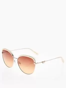 image of Ted Baker Tamma Cateye Sunglasses - Blush Pink, Blush, Women