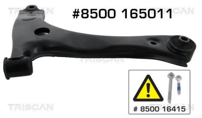 Image of TRISCAN Suspension arm TRISCAN 8500 165011