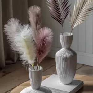 Image of Crossland Grove Goma Soft Feather Stem Ivory (5Pk) 720Mm