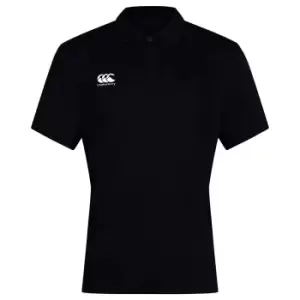 Image of Canterbury Mens Club Dry Polo Shirt (XXL) (Black)