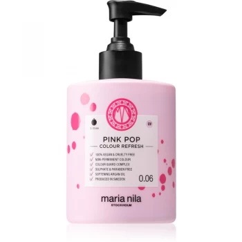 image of Maria Nila Colour Refresh Pink Pop Gentle Nourishing Mask without Permanent Color Pigments Lasts For 4 - 10 Washes 0.06 300ml