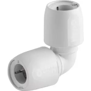 image of Hep2O 90deg Elbow 15mm in White Plastic