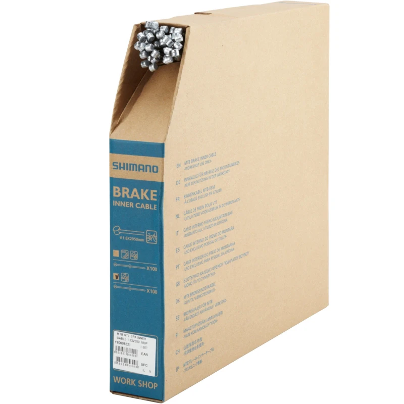 Image of Shimano MTB Brake Wire Silver unisex One Size