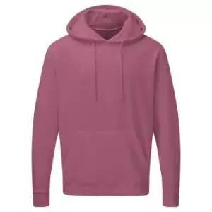 image of SG Mens Plain Hooded Sweatshirt Top / Hoodie (2XL) (Cassis)