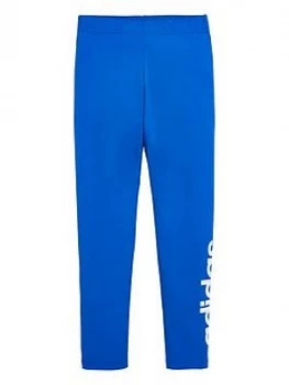 image of Adidas Childrens Leggings - Blue