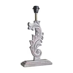 Image of Garland Distressed white Table Lamp Base