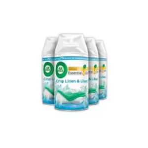 Image of Air Wick Freshmatic Max Triple Refill Linen 250ml (Pack of 4) 223600