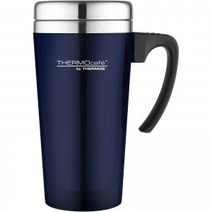 image of Thermos ThermoCafe Translucent Travel Mug - Blue - 420ml