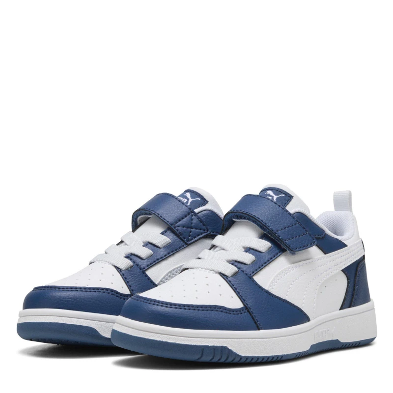 Image of Puma Unisex Kids Rebound Lo Low-Top Trainers Clyderyl/Pwh unisex C10 (28)