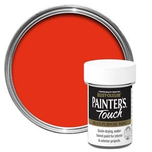Image of Rust-Oleum Painter's touch Bright orange Gloss Multi-surface Paint 20ml