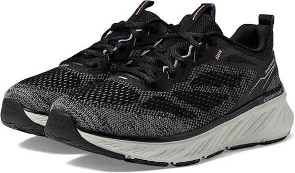 Image of Skechers Black / Lavender Edgeride Power Flow Trainer Black Female 4 223422UK