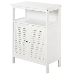 image of Kleankin Bathroom Cabinet White 816mm x 300 mm x 600 mm