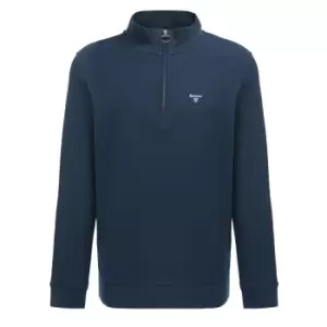 Image of Barbour Mens Birkrigg Half Zip Navy Large