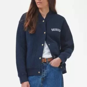 Image of Barbour Chesil Cotton-Blend Jersey Jacket - UK 8