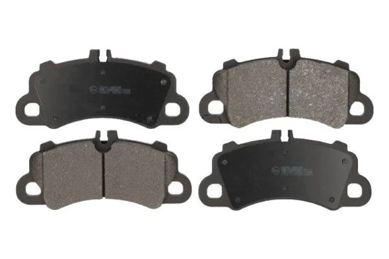 Image of SWAG 33 11 0833 Brake pad set Front Axle, prepared for wear warning indicator, with anti-squeak plate Brake Pad Set,disc brake (402)