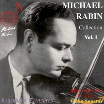 image of Beethoven/Faure/Paganini - Michael Rabin Collection Vol. 1 CD