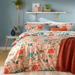 Image of Furn. Azalea Double Duvet Cover Set Cotton Polyester Pink