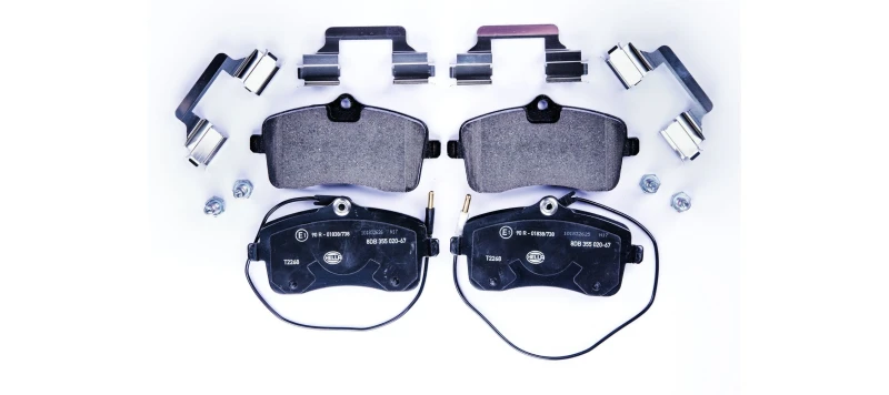 Image of HELLA Brake pad set HELLA 8DB 355 020-671
