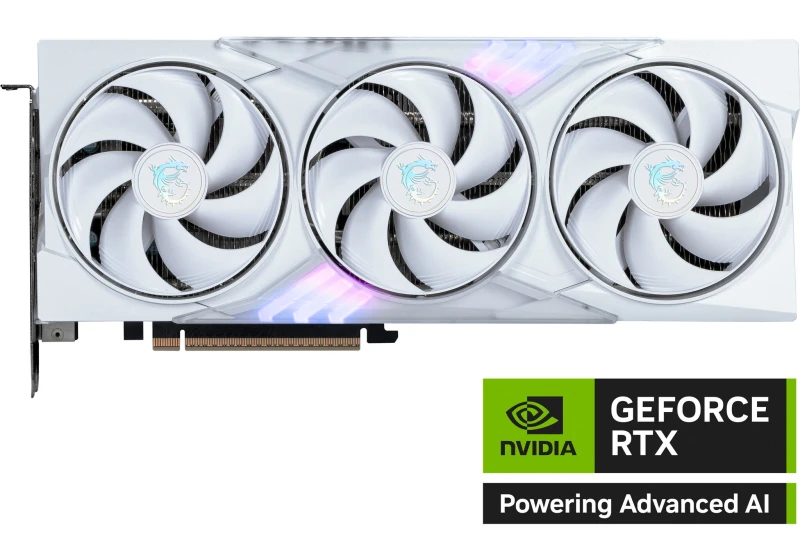 Image of MSI GeForce RTX 5060 Ti 16G GAMING TRIO OC White 16GB GDDR7 Graphics Card - G506T-16GTCW