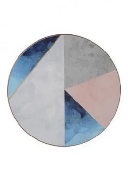 image of Creative Tops Geometric Palette Round Premium Coasters - Pack Of 4