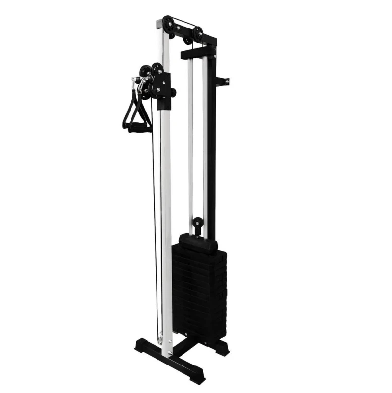 Image of Monstershop Wall Mounted Cable Pulley Machine in Black Unisex