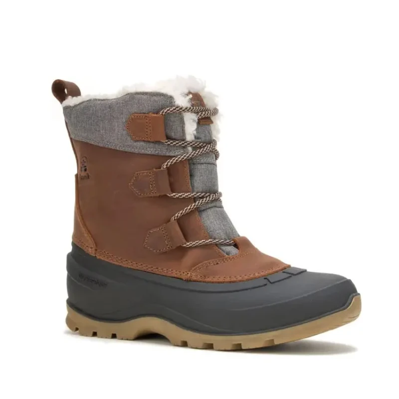 Image of Kamik Womens winter boots Kamik Snowgem Lo Marron Female 39