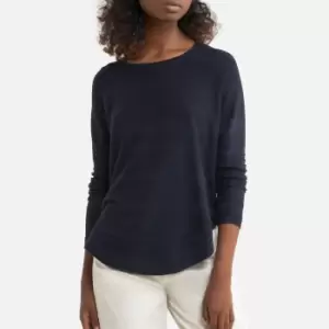 image of Fine Knit Jumper with Gathered Waist