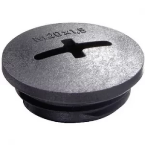 Image of Wiska EVSG M16 RAL 9005 Filler plug M16 Polyamide Black (RAL 9005)
