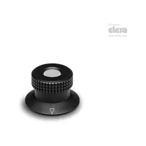 Image of ELESA Knurled control knob-MBR.50 B-8+FK-C3 Grey
