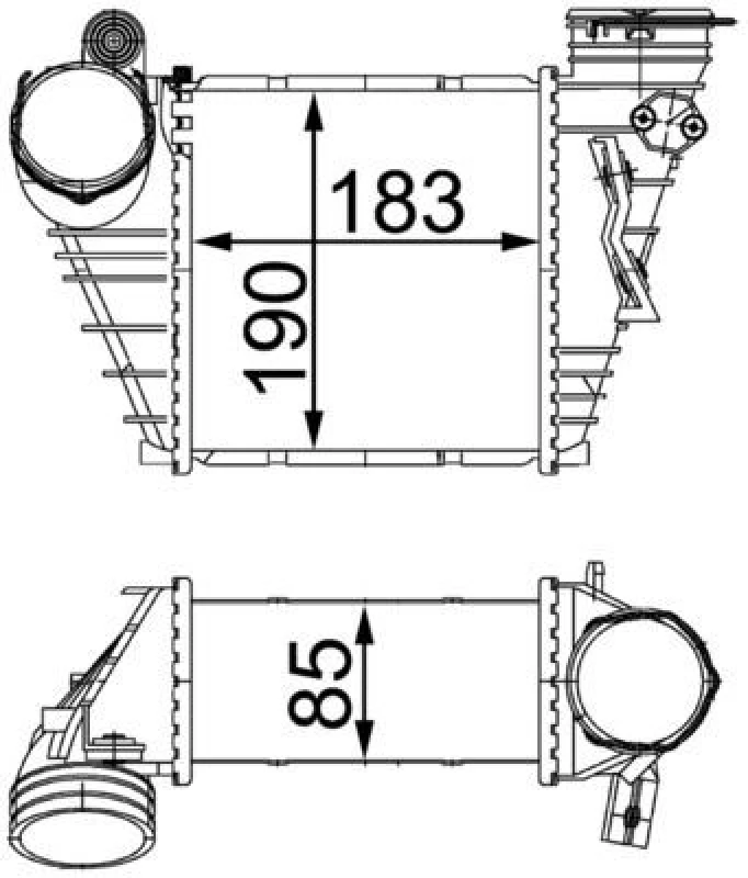 Image of Intercooler MAHLE CI 299 000S