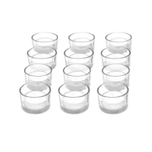 image of Circle Tea Light Candle Holder - Set of 12 M&amp;W